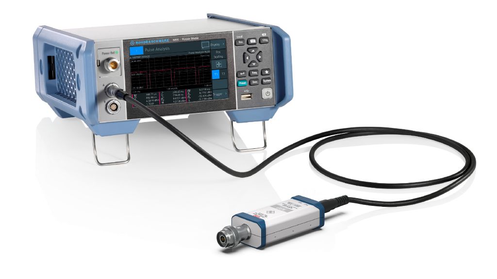 Test setup with R&S®NRP18P and R&S®NRX Test setup with R&S®NRP18P and R&S®NRX