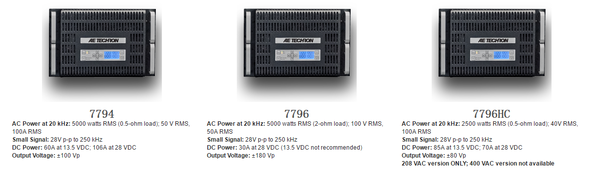 7700系列功率放大器-2