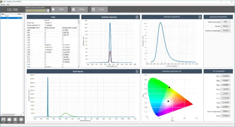 PLQY-Calculation-measurement-software-LQ-100X-PL PLQY-Calculation-measurement-software-LQ-100X-PL