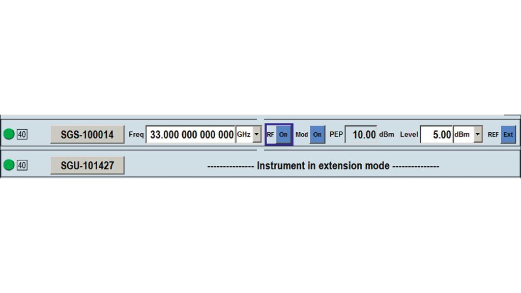 R&S®SGMA-GUI 电脑软件