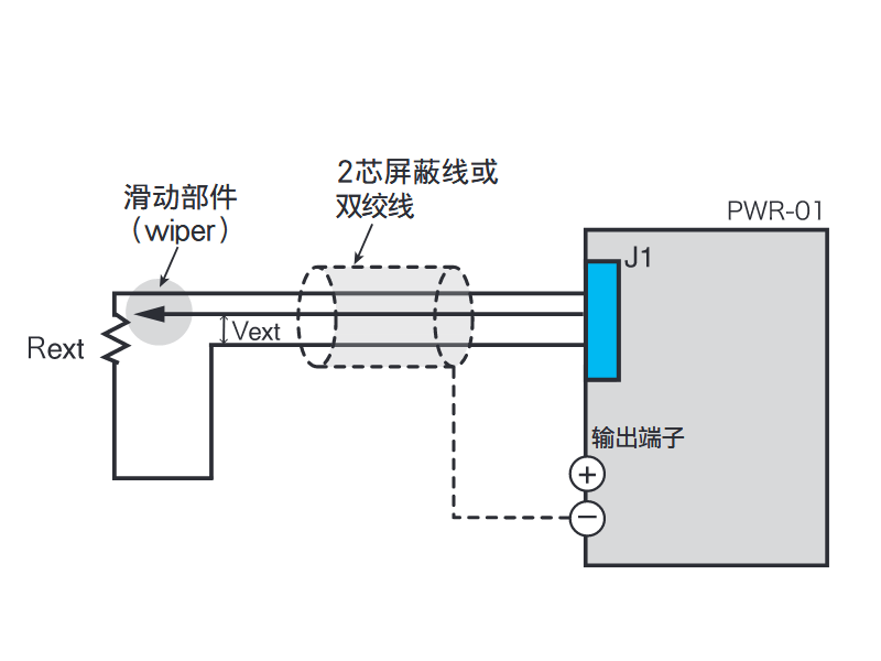 使用外部电阻进行控制